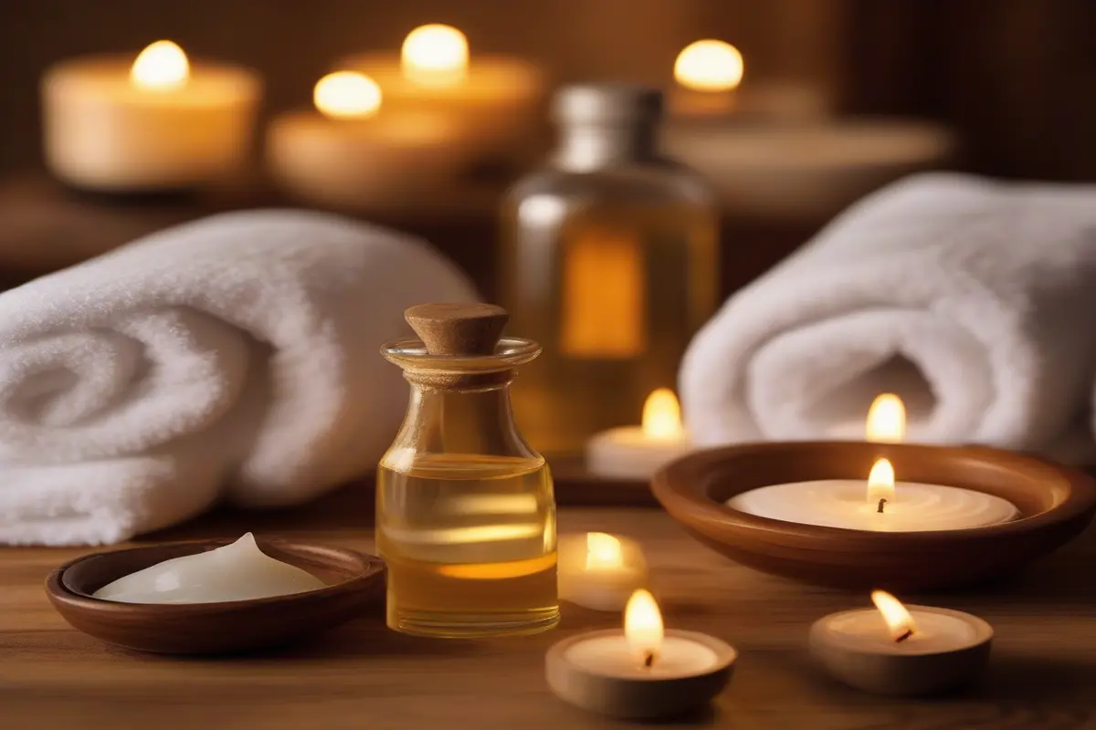 Massage relaxant à l'huile d'argan au Spa Tazarzit Agadir