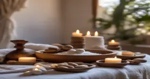 Massage relaxant à l'huile d'argan chez Salvador Spa Agadir – ambiance tamisée et hammam traditionnel à Agadir