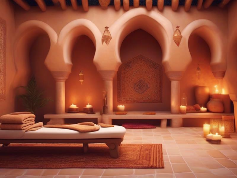 Cabine de massage au Argan Palace Agadir