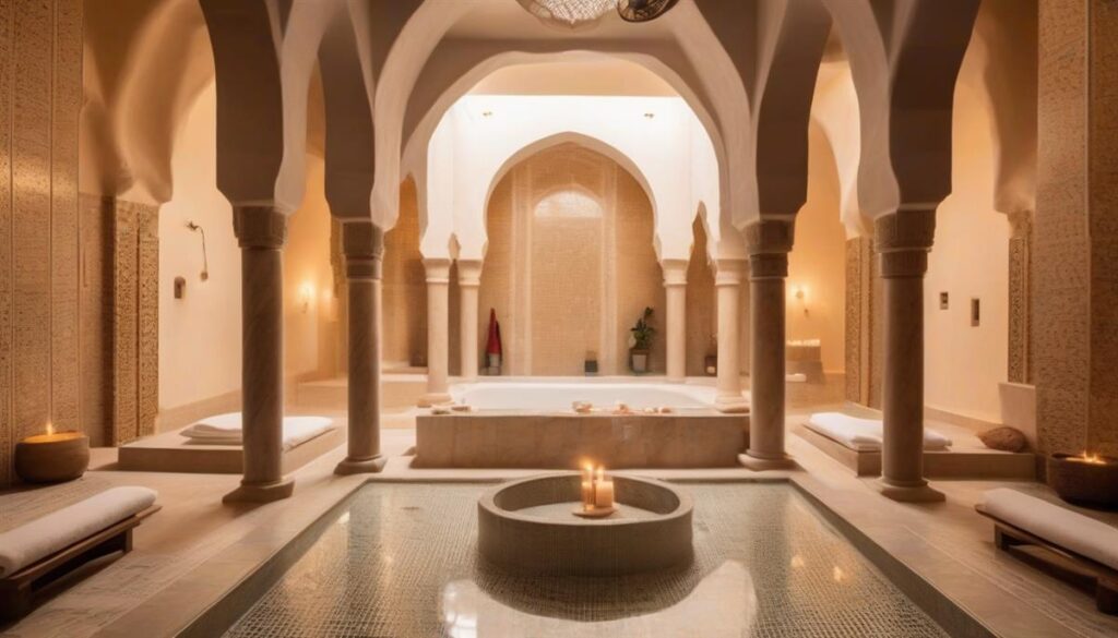 Interieur du spa Les Bains d'Agadir, cabine de soin