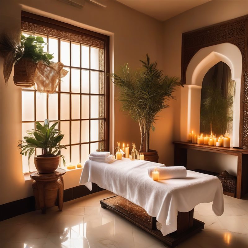 Salle de massage au Lchic Spa Agadir — ambiance luxueuse