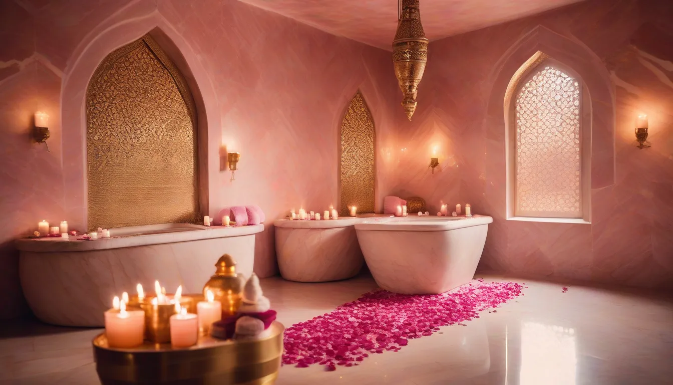 Spa pour femmes à Agadir : rituel hammam aux chandelles avec huile d'argan et pétales de rose